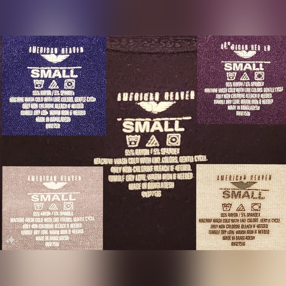 5 pack Tank Tops - Black, Navy, Light Grey, White, & Charcoal - Men's Small - Picture 12 of 12